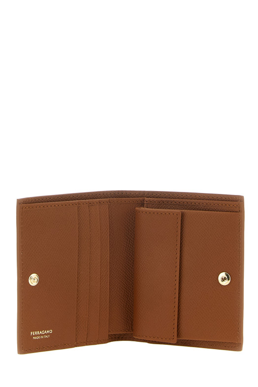 'Gancini' compact wallet Brown