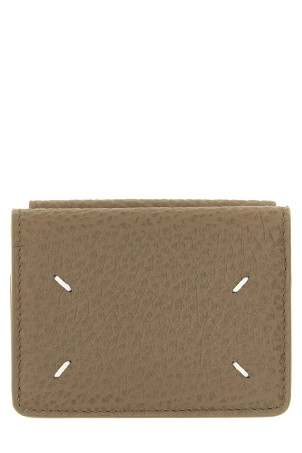 'Four Stitches' compact wallet Gray