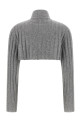 Cropped cardigan Gray