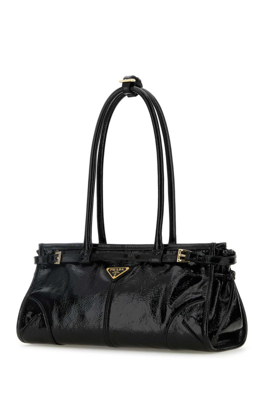 Black naplak shoulder bag Black PRADA (1BA426VMOM2CYR)