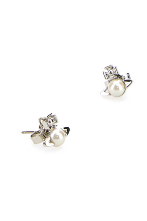 Silver metal Balbina earrings VIVIENNE WESTWOOD (6201026802P118CN)
