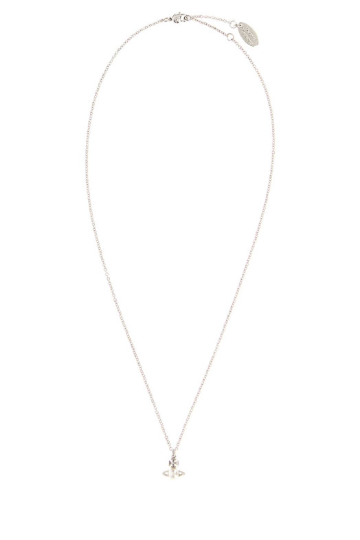 Silver metal Balbina necklace VIVIENNE WESTWOOD (6302032302P118CN)