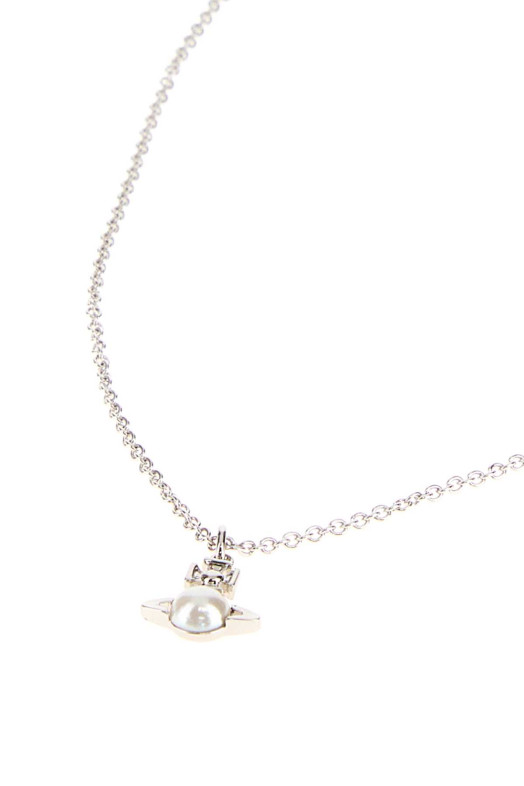 Silver metal Balbina necklace VIVIENNE WESTWOOD (6302032302P118CN)