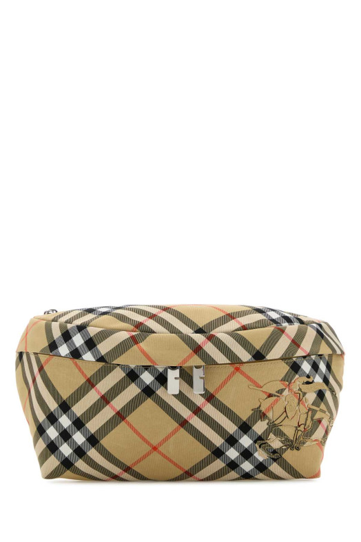 Embroidered fabric Check belt bag BURBERRY (8091780)
