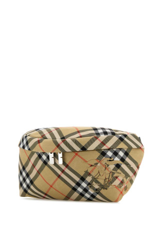 Embroidered fabric Check belt bag BURBERRY (8091780)