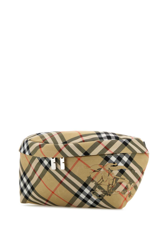 Embroidered fabric Check belt bag BURBERRY (8091780)