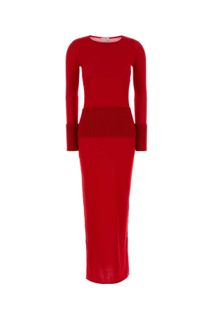 BODYCON DRESS MULTI GAUGE MERINO ALAIA (AA9R3263K280D)