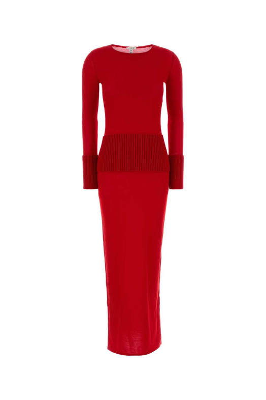 BODYCON DRESS MULTI GAUGE MERINO ALAIA (AA9R3263K280D)