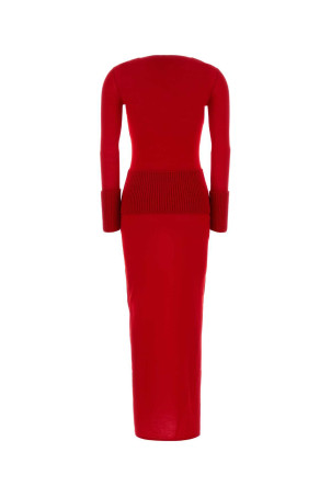 BODYCON DRESS MULTI GAUGE MERINO ALAIA (AA9R3263K280D)
