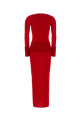 BODYCON DRESS MULTI GAUGE MERINO ALAIA (AA9R3263K280D)