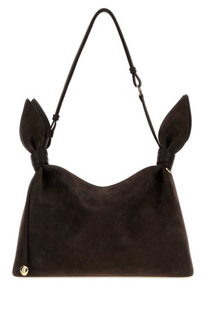 Dark brown suede Scarf shopping bag LOEWE (ABNYBNMX03)