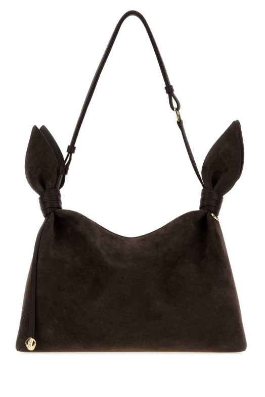 Dark brown suede Scarf shopping bag LOEWE (ABNYBNMX03)