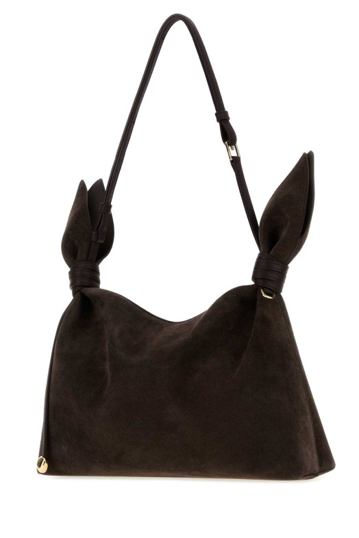Dark brown suede Scarf shopping bag LOEWE (ABNYBNMX03)