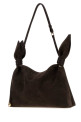 Dark brown suede Scarf shopping bag LOEWE (ABNYBNMX03)