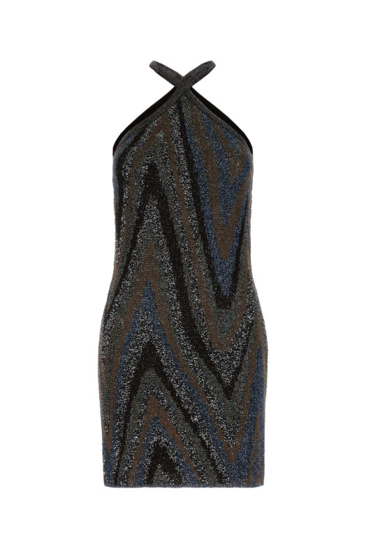 Embroidered viscose blend mini dress MISSONI (DS26WG4IBK01LY)