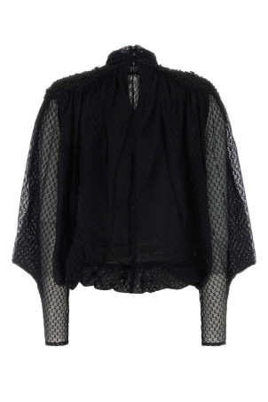 Black stretch lace Oeste blouse ISABEL MARANT (HT0987FAD4J18I)