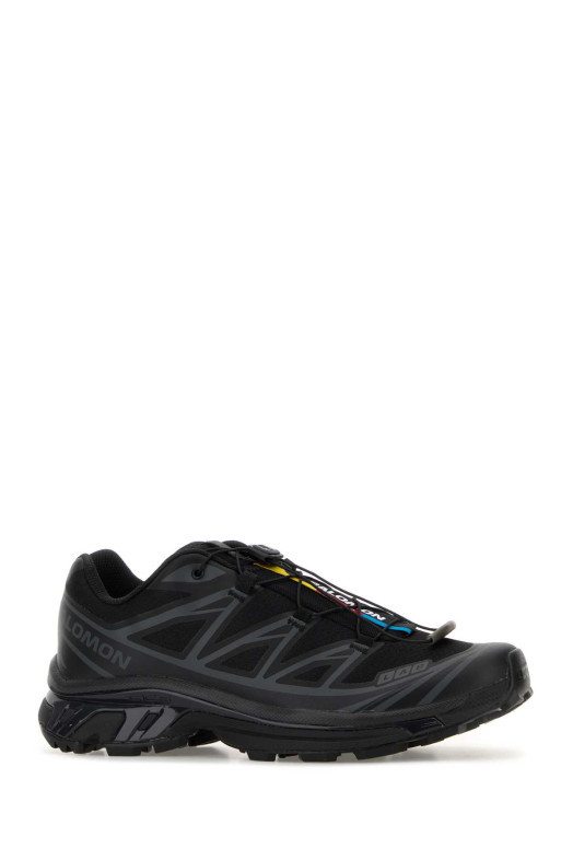 Кроссовки SALOMON XT-6 из чёрной ткани и резины (L41086600)