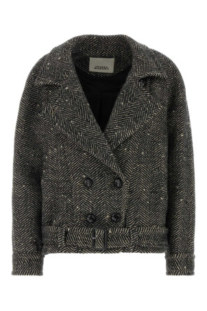 Embroidered wool blend Elvane coat ISABEL MARANT (MA0584FBD4D02I)