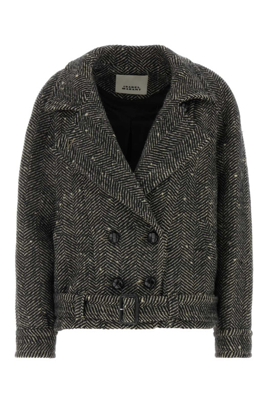 Embroidered wool blend Elvane coat ISABEL MARANT (MA0584FBD4D02I)