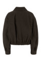 Chocolate cotton bomber jacket LEMAIRE (OW1248LF1452)