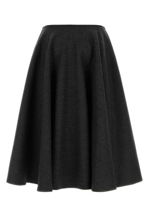 Charcoal wool skirt PRADA (P10B1SOOO11H4)