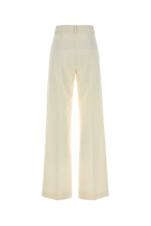 Ivory stretch gabardine Nathalie wide-leg pant Beige THE ANDAMANE (TM200409ATNW070)