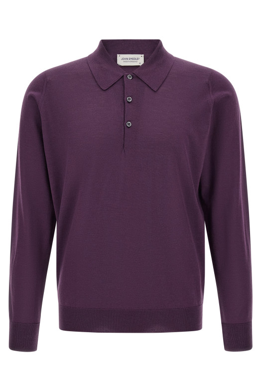 'Dorset' polo shirt Purple