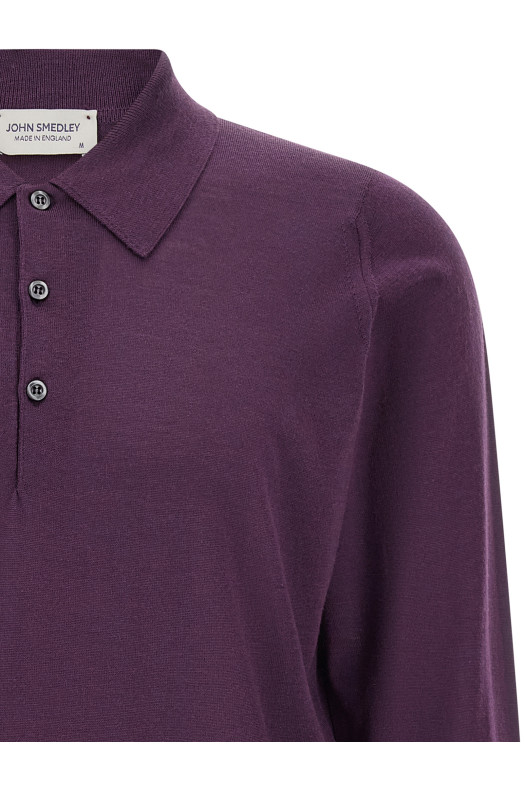 'Dorset' polo shirt Purple