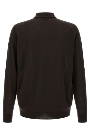 'Dorset' polo shirt Brown