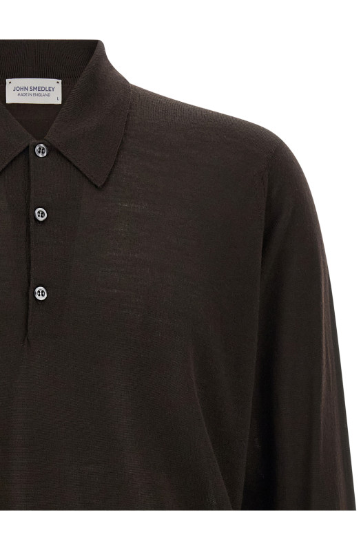 'Dorset' polo shirt Brown