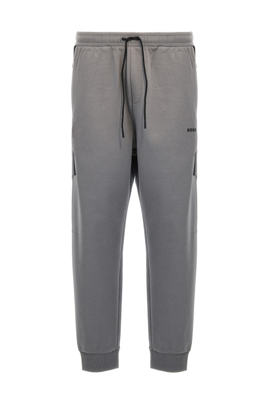 Спортивный комплект с логотипом, серый HUGO BOSS 50519395251