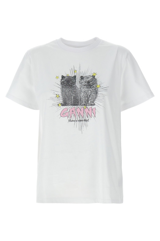 'Kittens' T-shirt White