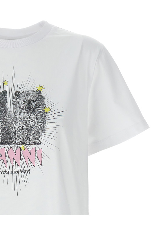 'Kittens' T-shirt White