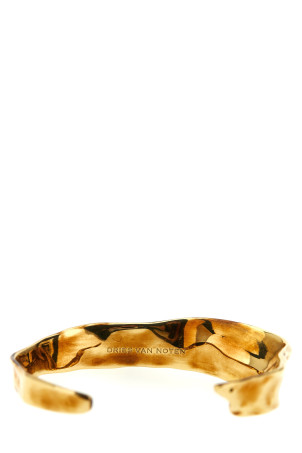 'Embroidered Cuff' bracelet Brown
