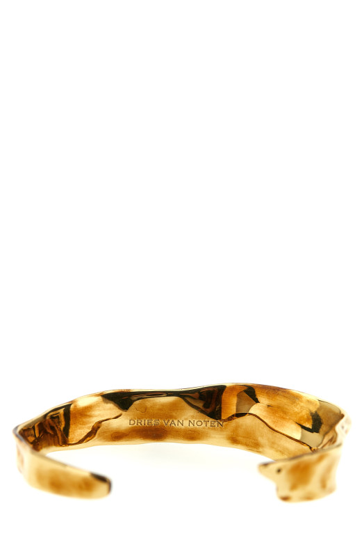 'Embroidered Cuff' bracelet Brown