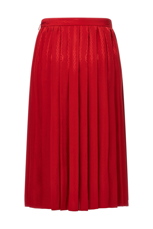 'Incrocio GG' skirt Red