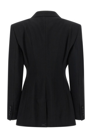 Flared blazer Black
