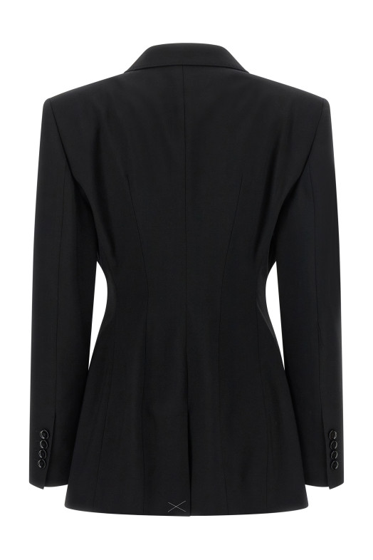 Flared blazer Black