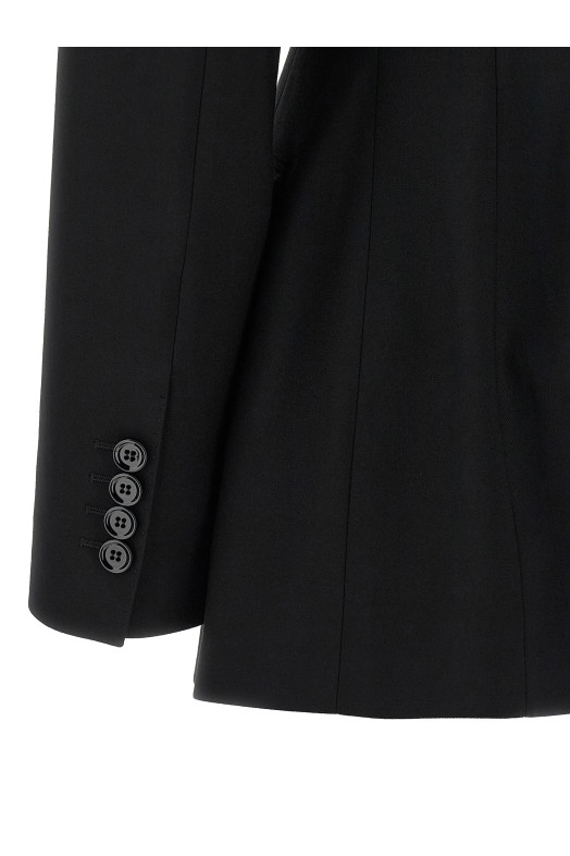 Flared blazer Black