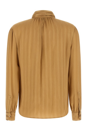 Lavallière neck blouse Beige
