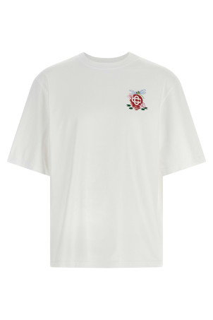 'Dragonfly Floral' T-shirt White