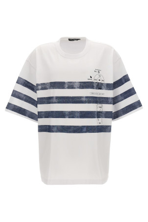 Marina print t-shirt White