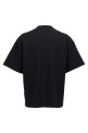 Футболка с принтом логотипа, черная JIL SANDER J21GC0168J20243001