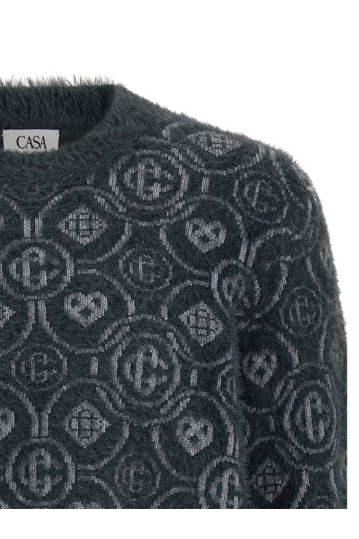 Свитер «Fluffy Monogram», серый MAW25KW109501GREY