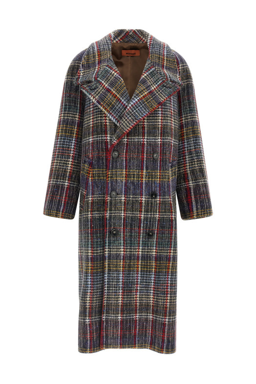 Raglan over coat Multicolor