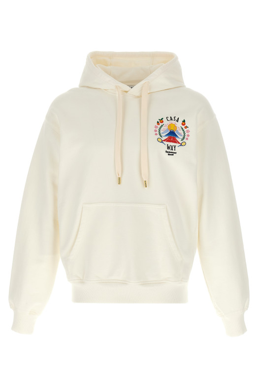 'Casa Way Mountain' hoodie White