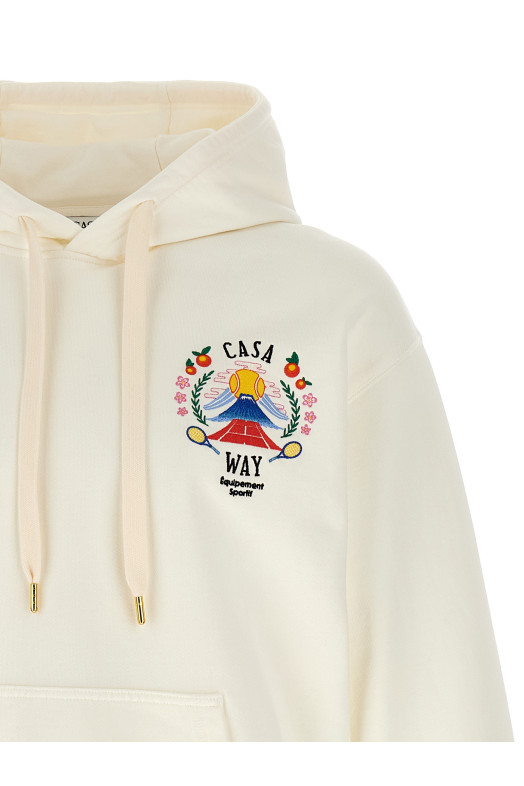 'Casa Way Mountain' hoodie White