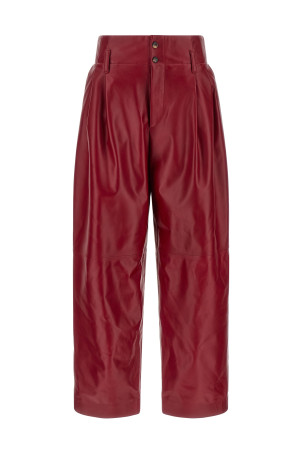 High waist pants Red