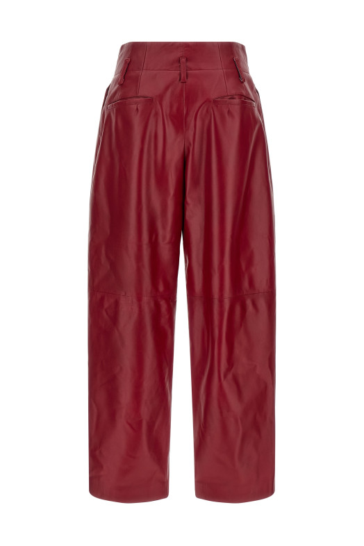 High waist pants Red