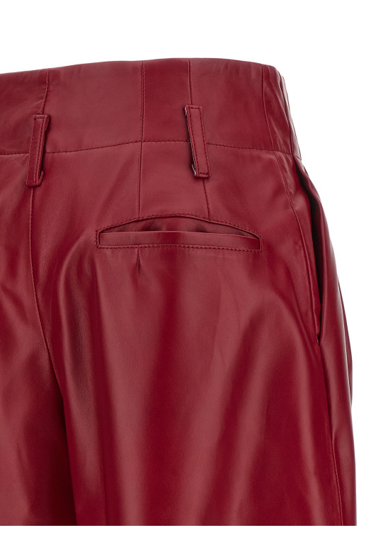 High waist pants Red